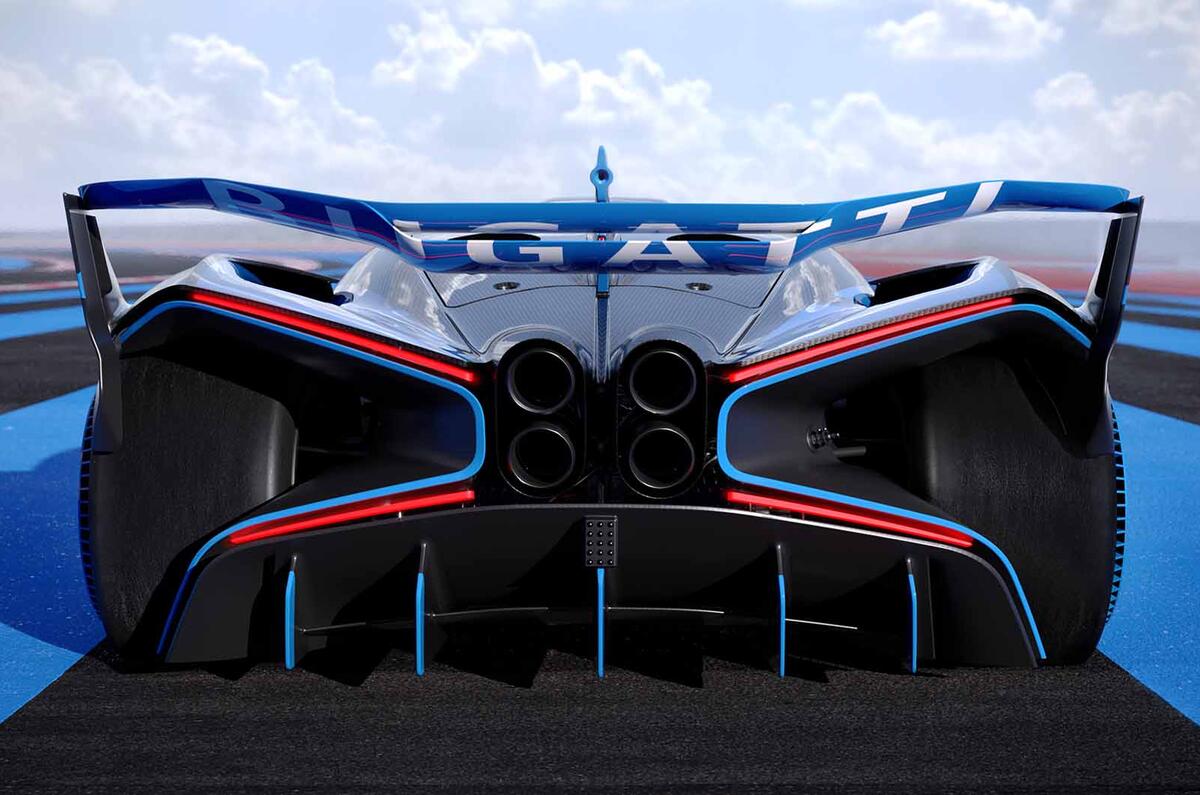 Bugatti Bolide rear close