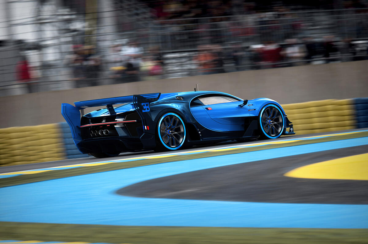 Bugatti Vision Gran Turismo show car Bugatti Vision Gran Turismo show car