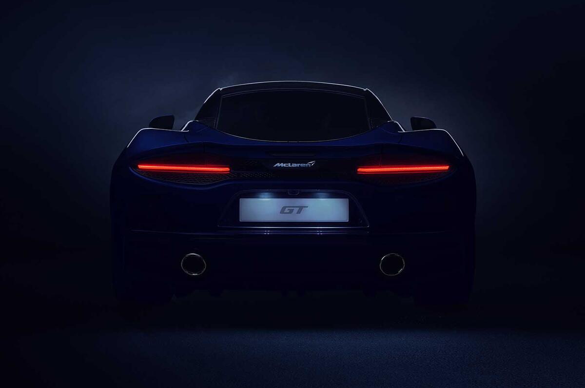 McLaren GT rear view