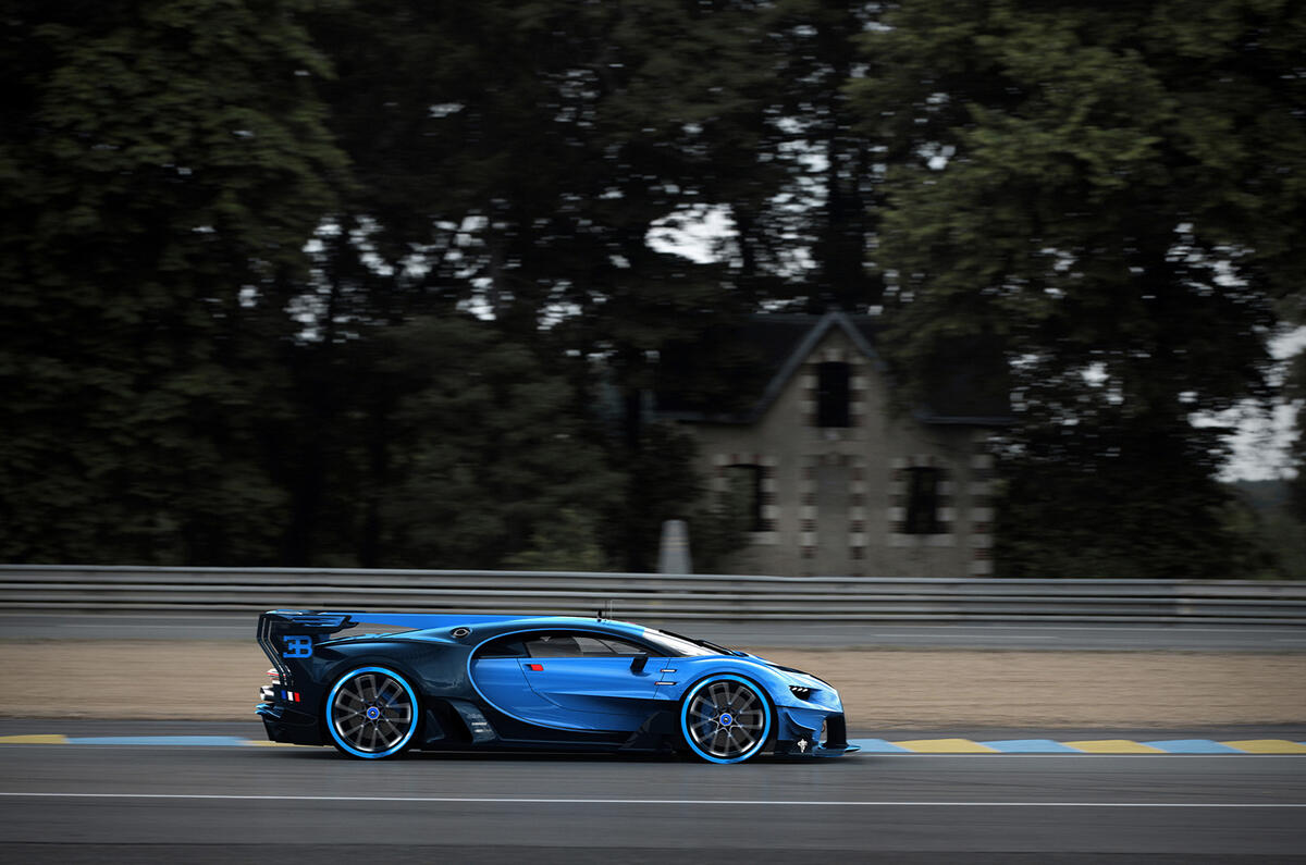 Bugatti Vision Gran Turismo show car Bugatti Vision Gran Turismo show car