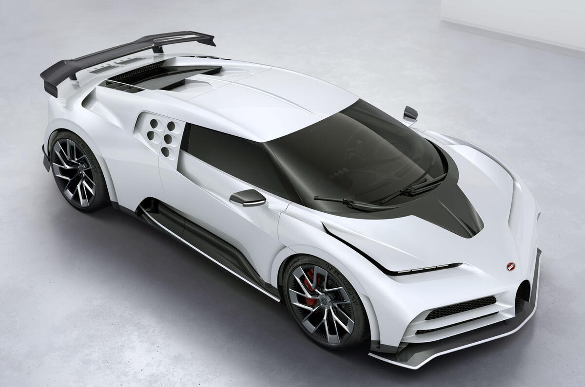 2020 Bugatti Centodieci reveal - hero front