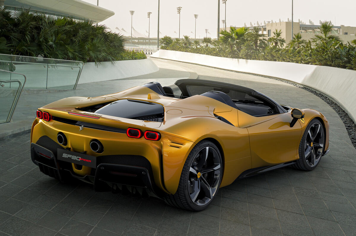 2020 Ferrari SF90 Spider - rear