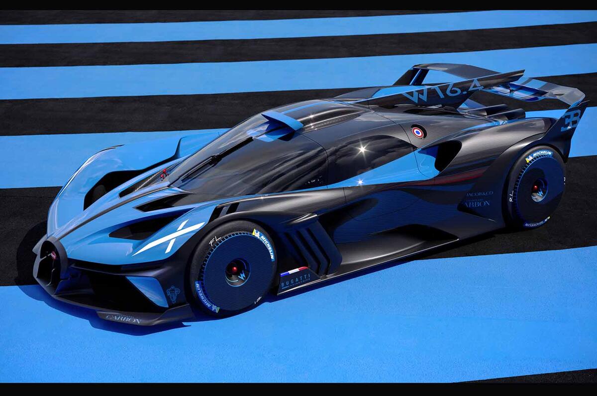 Bugatti Bolide side front 