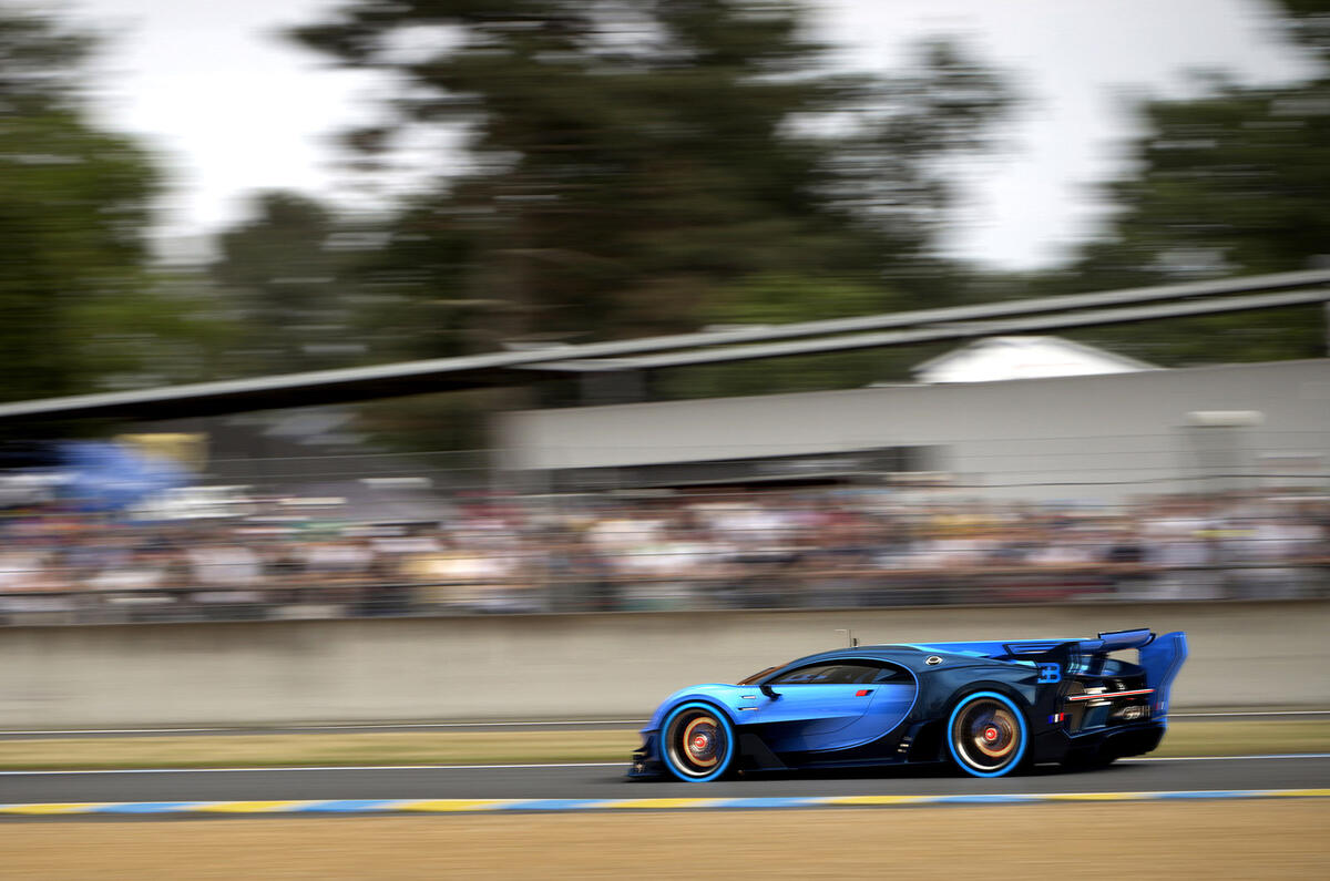 Bugatti Vision Gran Turismo show car Bugatti Vision Gran Turismo show car