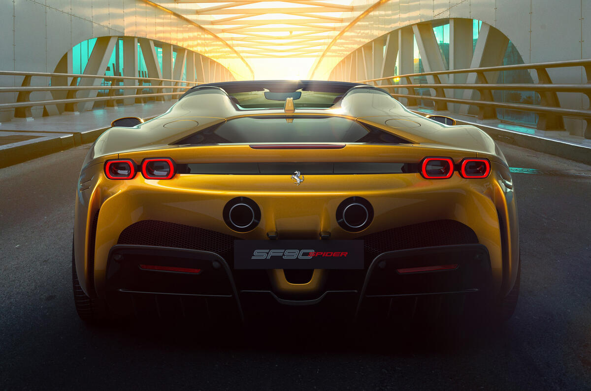 2020 Ferrari SF90 Spider - rear