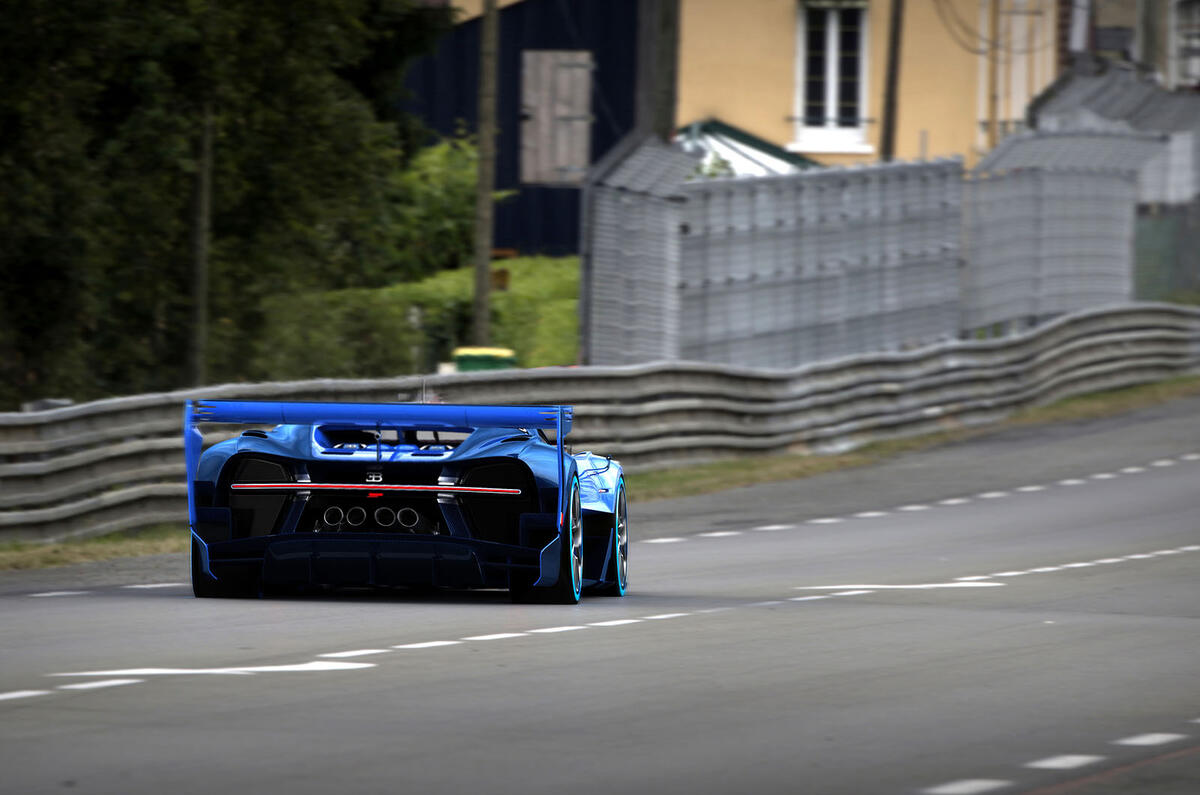 Bugatti Vision Gran Turismo show car Bugatti Vision Gran Turismo show car