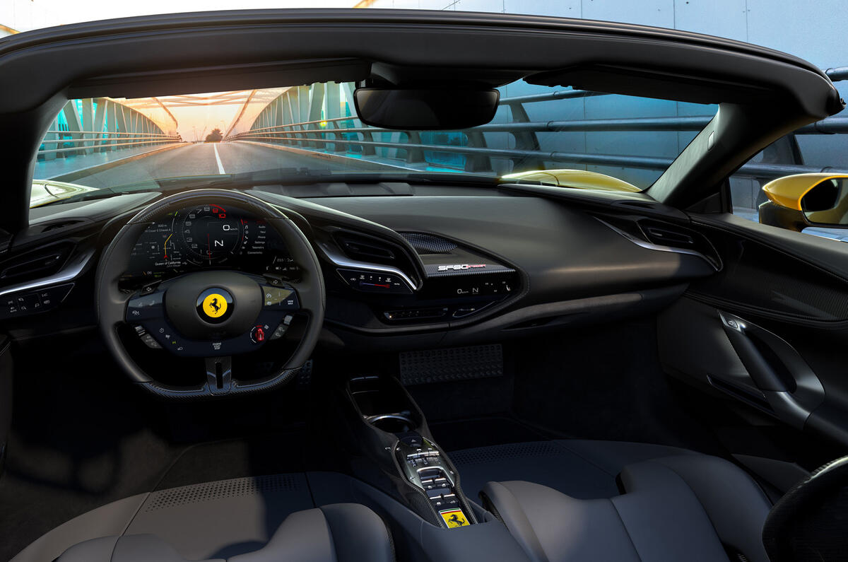 2020 Ferrari SF90 Spider - interior