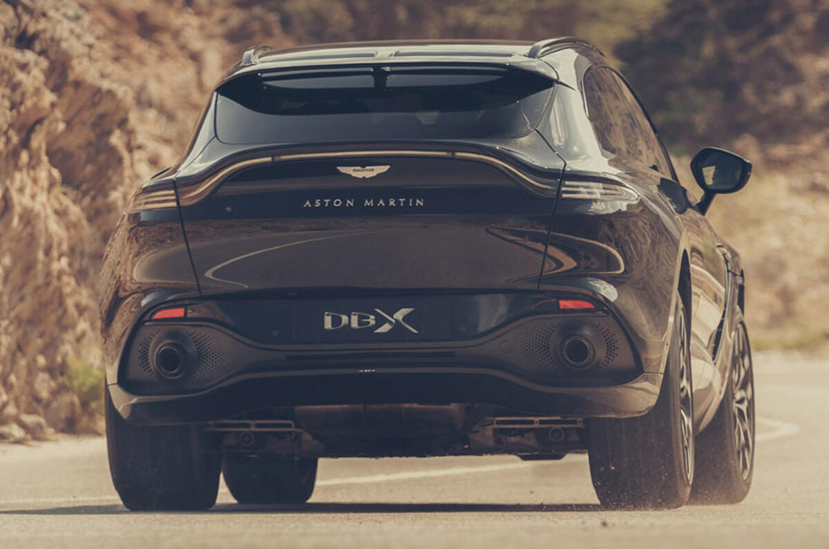 Aston Martin DBX - hero rear Aston Martin DBX - hero rear