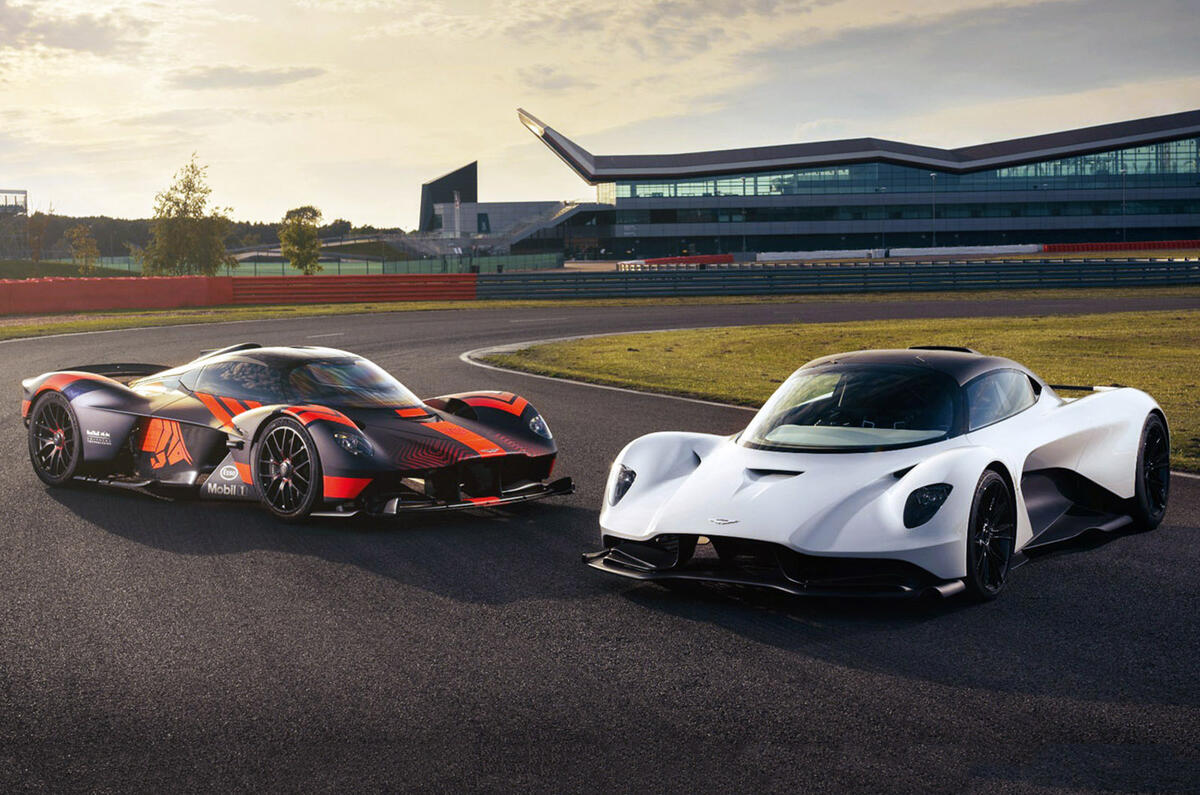 Aston Martin Valkyrie and Valhalla - static front Aston Martin Valkyrie and Valhalla - static front