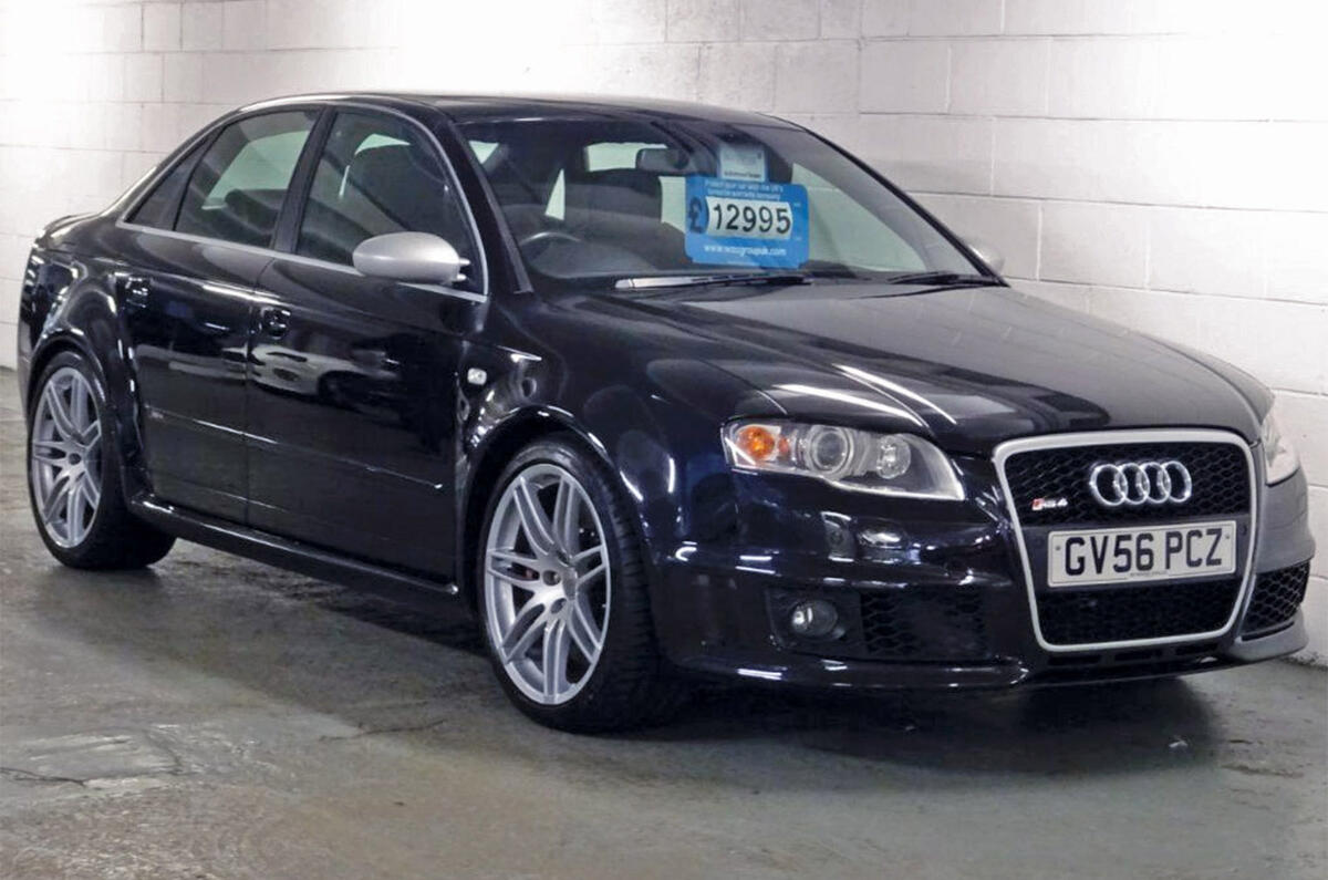 Audi RS4 one we found - static front Audi RS4 one we found - static front