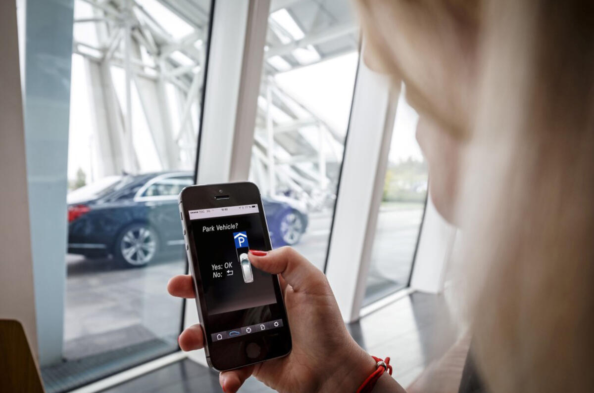 Mercedes parking app