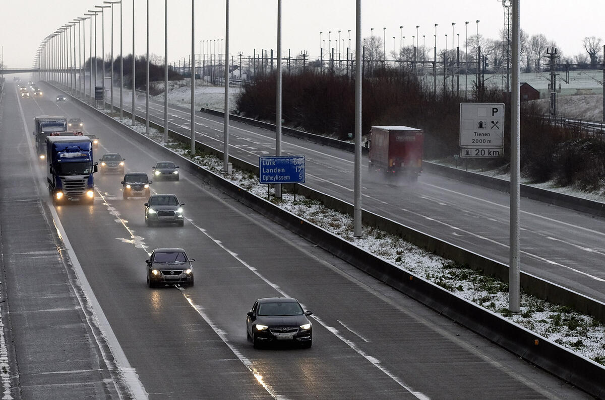 Belgium motorway