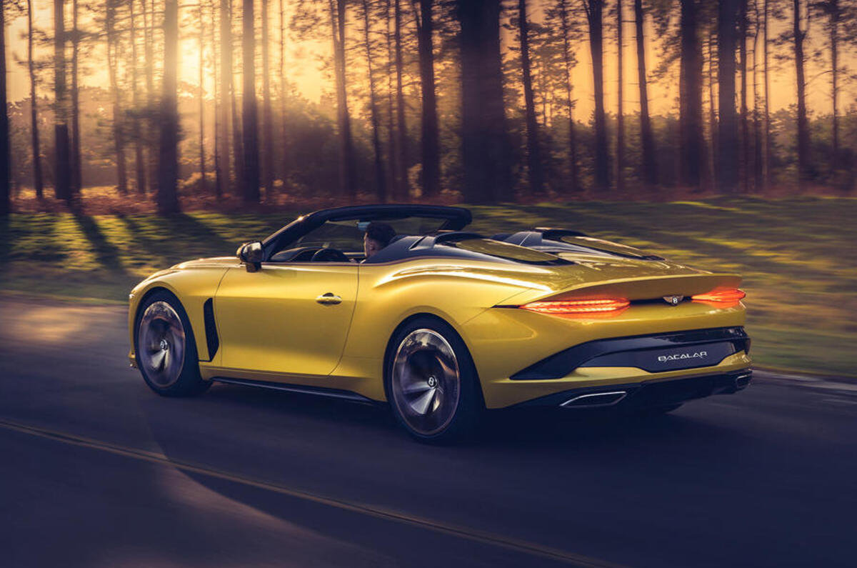 Bentley Mulliner Bacalar 2020 - hero rear Bentley Mulliner Bacalar 2020 - hero rear