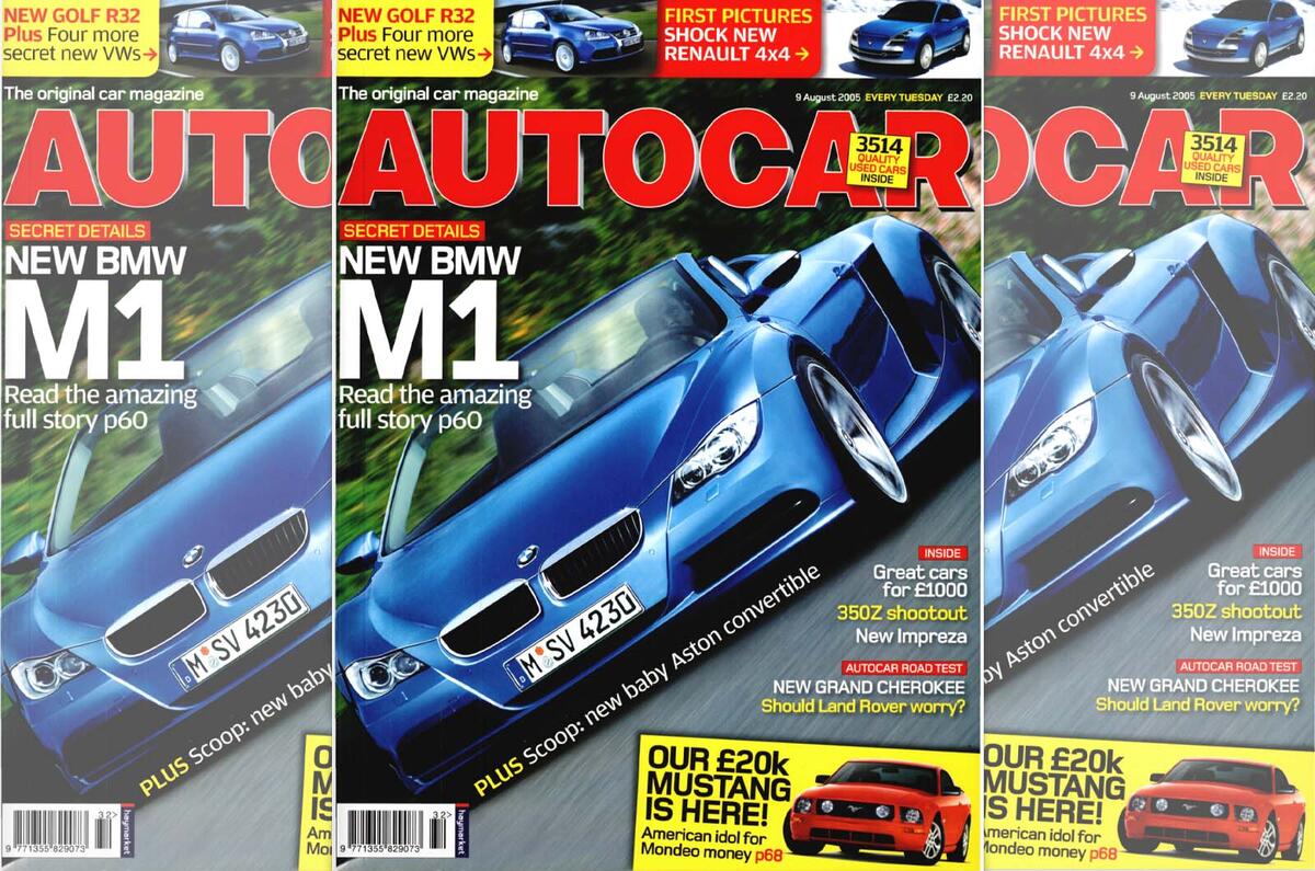 BMW Z10 2005 Autocar Cover