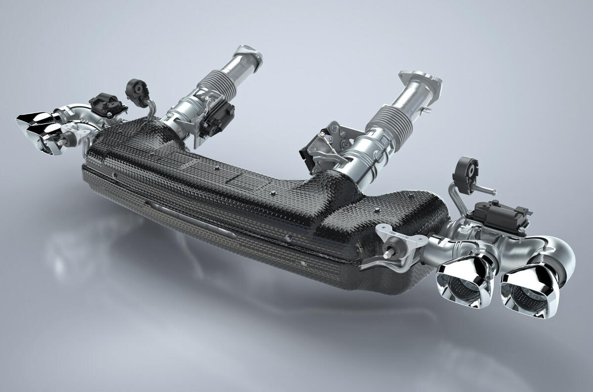 Chevrolet 'cold end' exhaust Chevrolet 'cold end' exhaust