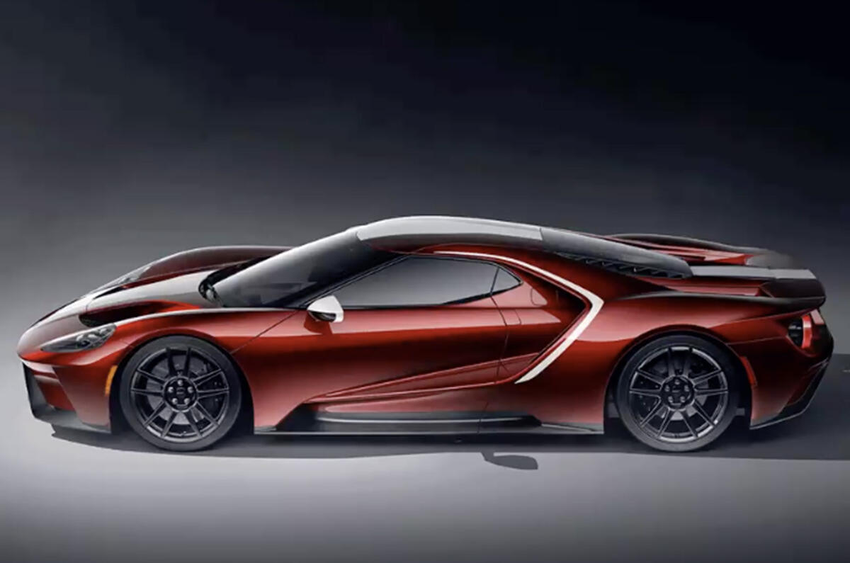 Ford GT 2021 - new colour scheme - red