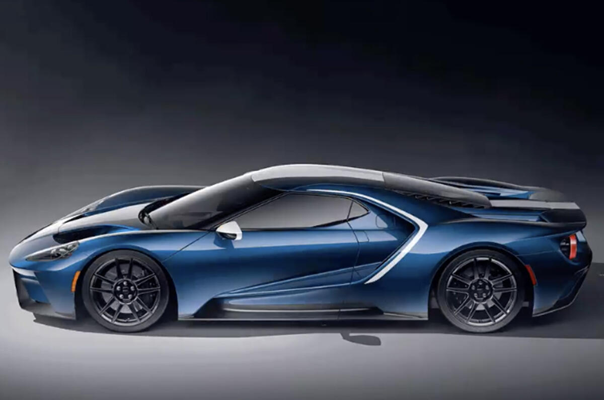 Ford GT 2021 - new colour scheme - blue