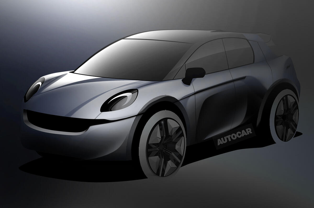Gordon Murray SUV, Autocar render front static