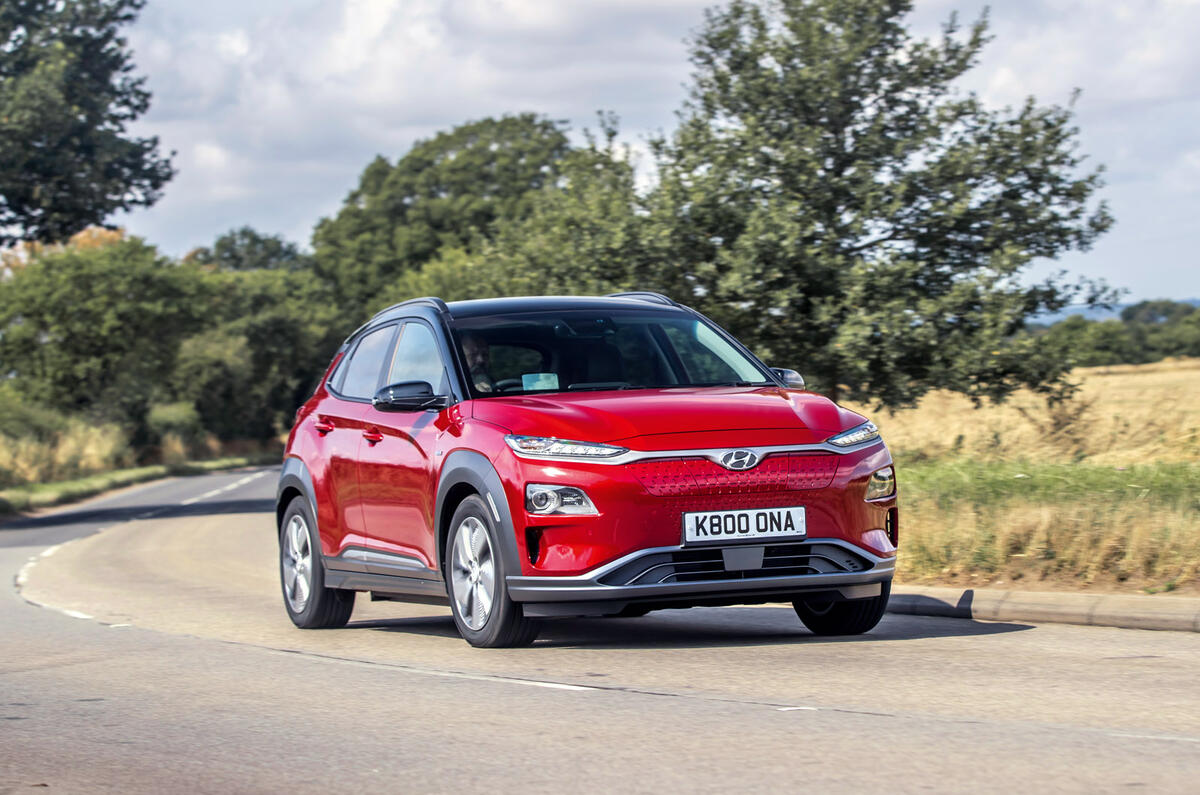 Hyundai Kona electric 2018 - tracking front Hyundai Kona electric 2018 - tracking front