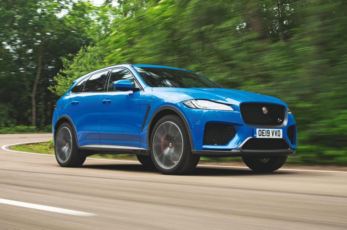Jaguar F-Pace SVR hero front Jaguar F-Pace SVR hero front