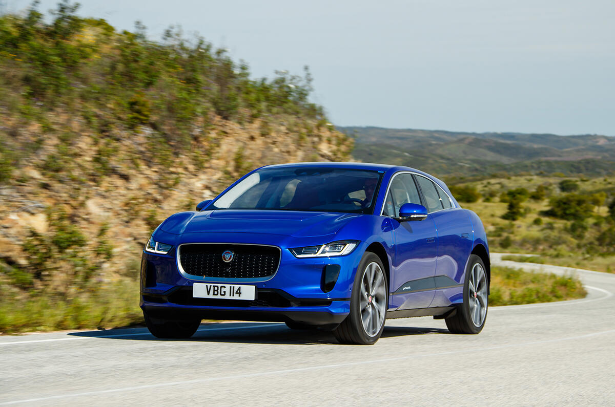 Jaguar I-Pace 2020 front three quarters Jaguar I-Pace 2020 front three quarters