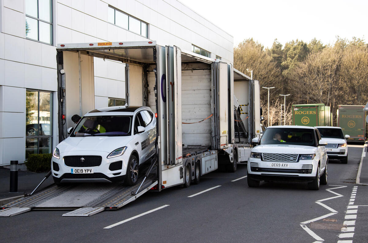 Jaguar Land Rover lends vehicles to Red Cross and NHS