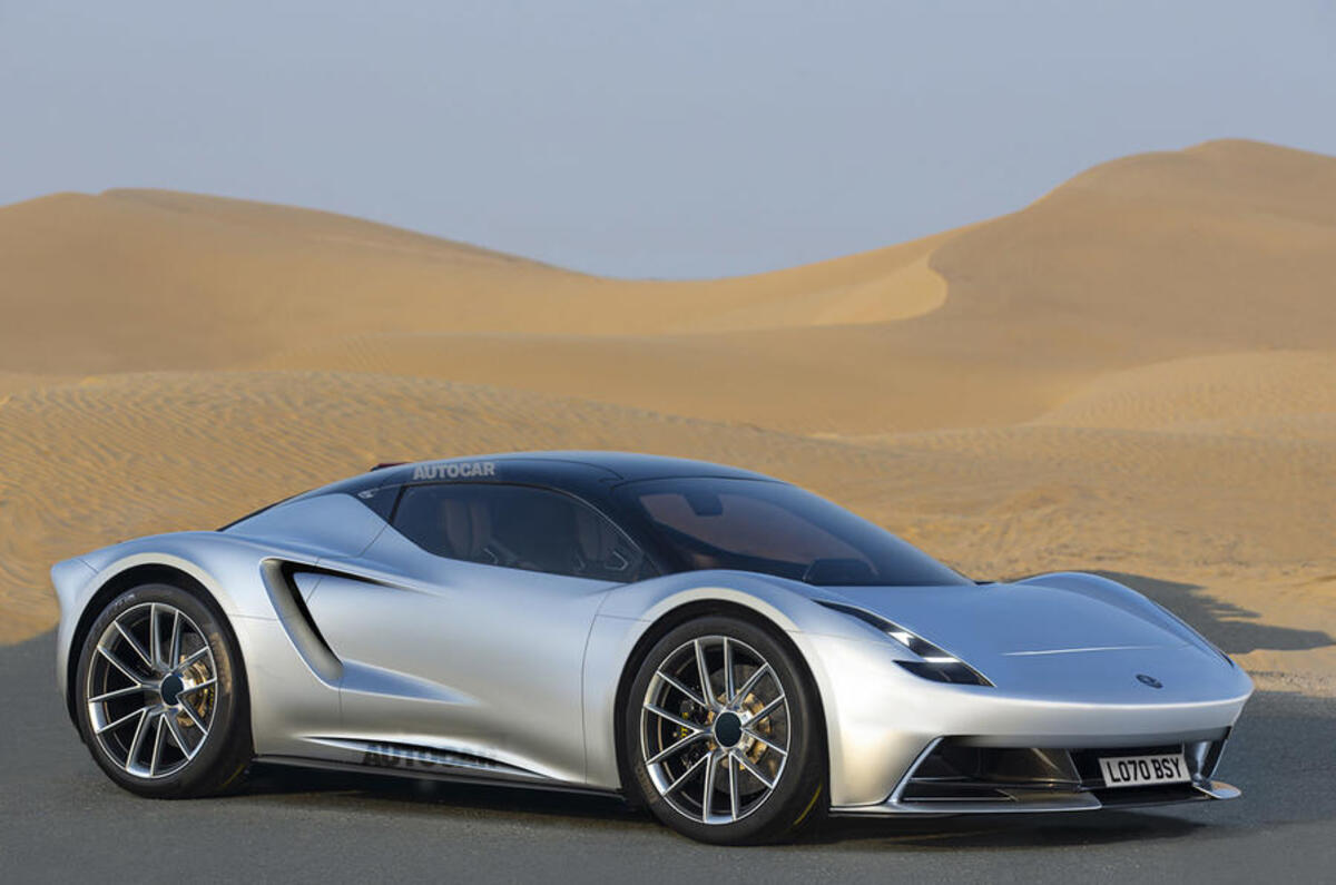 Lotus V6 Hybrid Esprit render