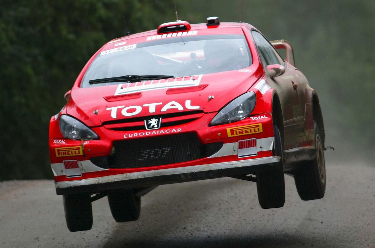 Marcus Grönholm Peugeot 307CC Rally Finland Getty Images