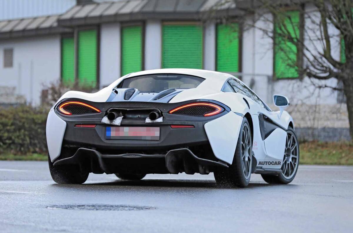 McLaren Sports Series Hybrid prototype rear driving