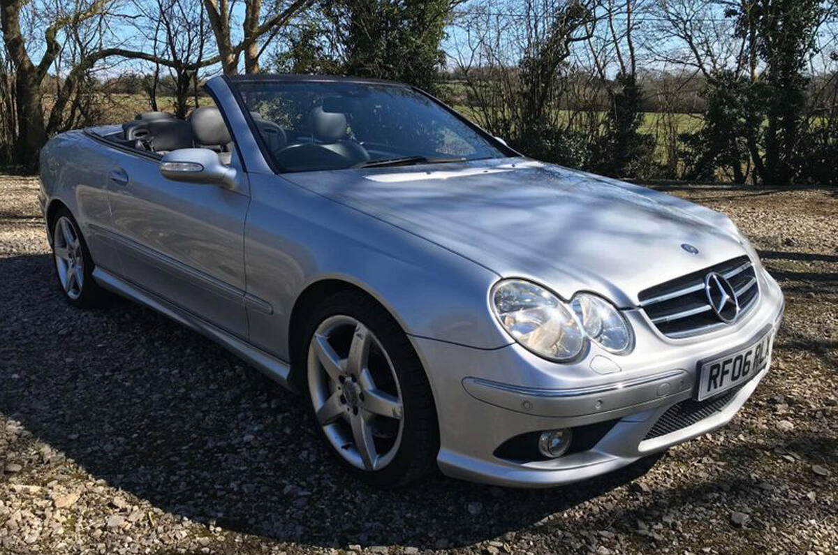 Mercedes-Benz CLK 500 - static front Mercedes-Benz CLK 500 - static front