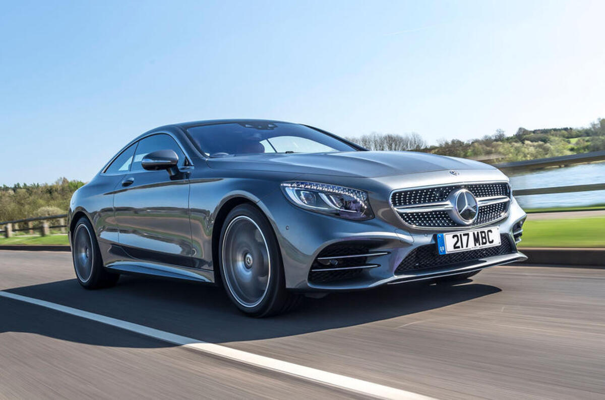 1 mercedes benz s560 coupe 2018 uk review hero front