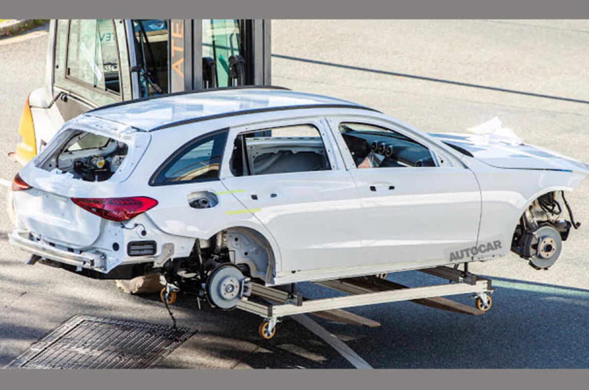 Mercedes C-Class bodyshell Mercedes C-Class bodyshell