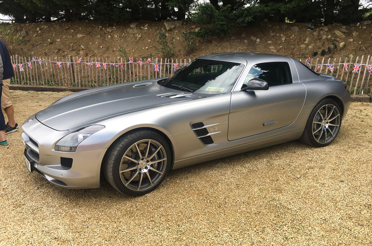 Mercedes SLS AMG - static side Mercedes SLS AMG - static side