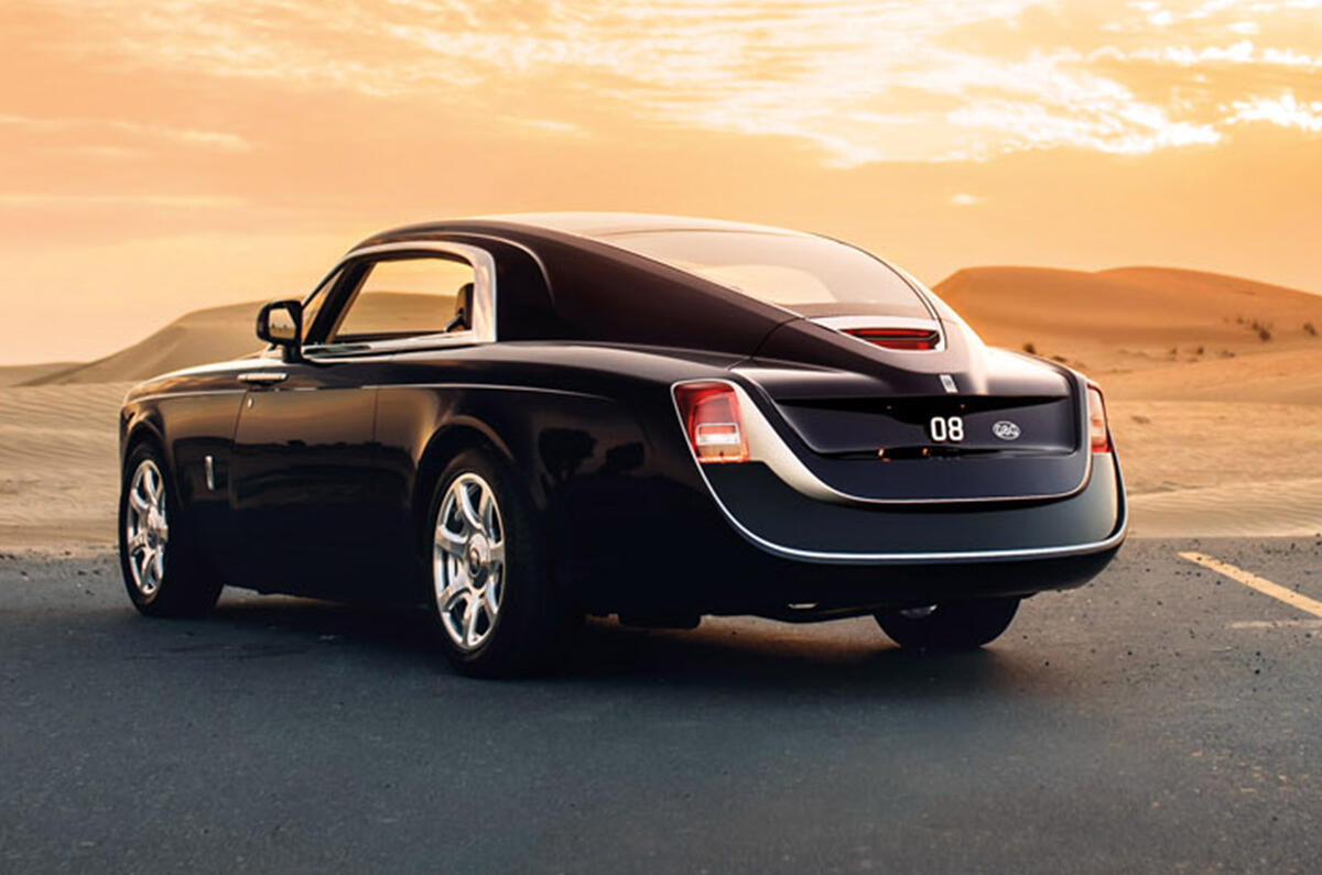 Rolls-Royce Sweptail - static rear Rolls-Royce Sweptail - static rear