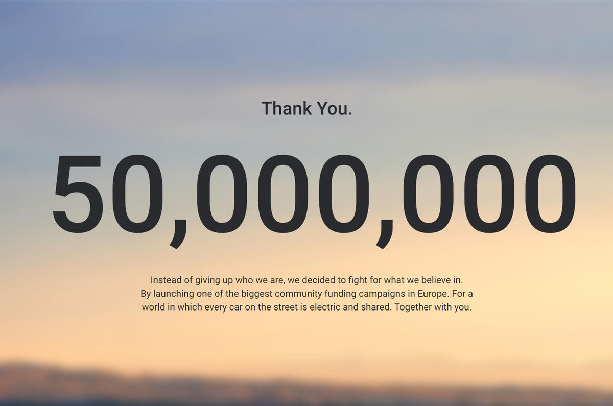 Sono Motors Sion - 50 million reached Sono Motors Sion - 50 million reached