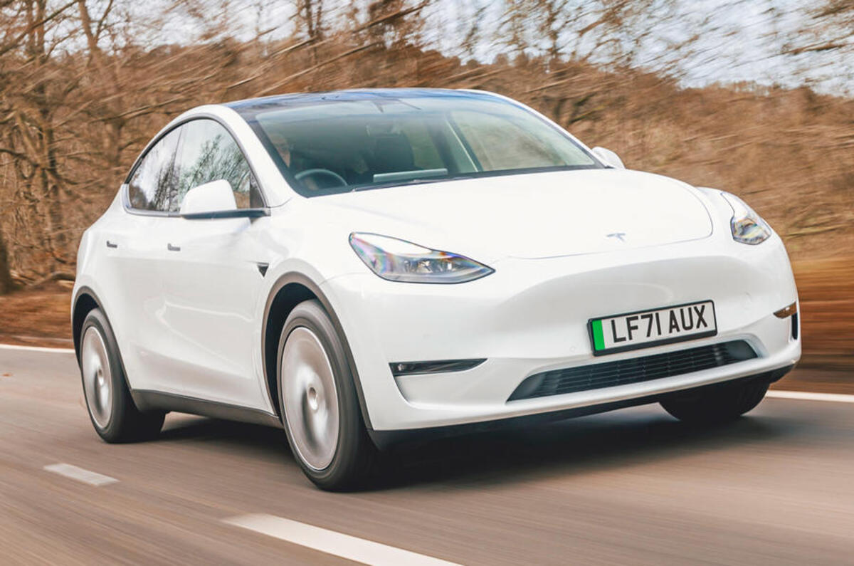 tesla model y 2022 road test review tracking 
