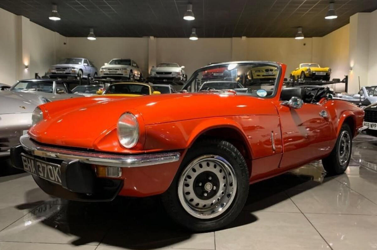 Triumph Spitfire 1972 - static front Triumph Spitfire 1972 - static front