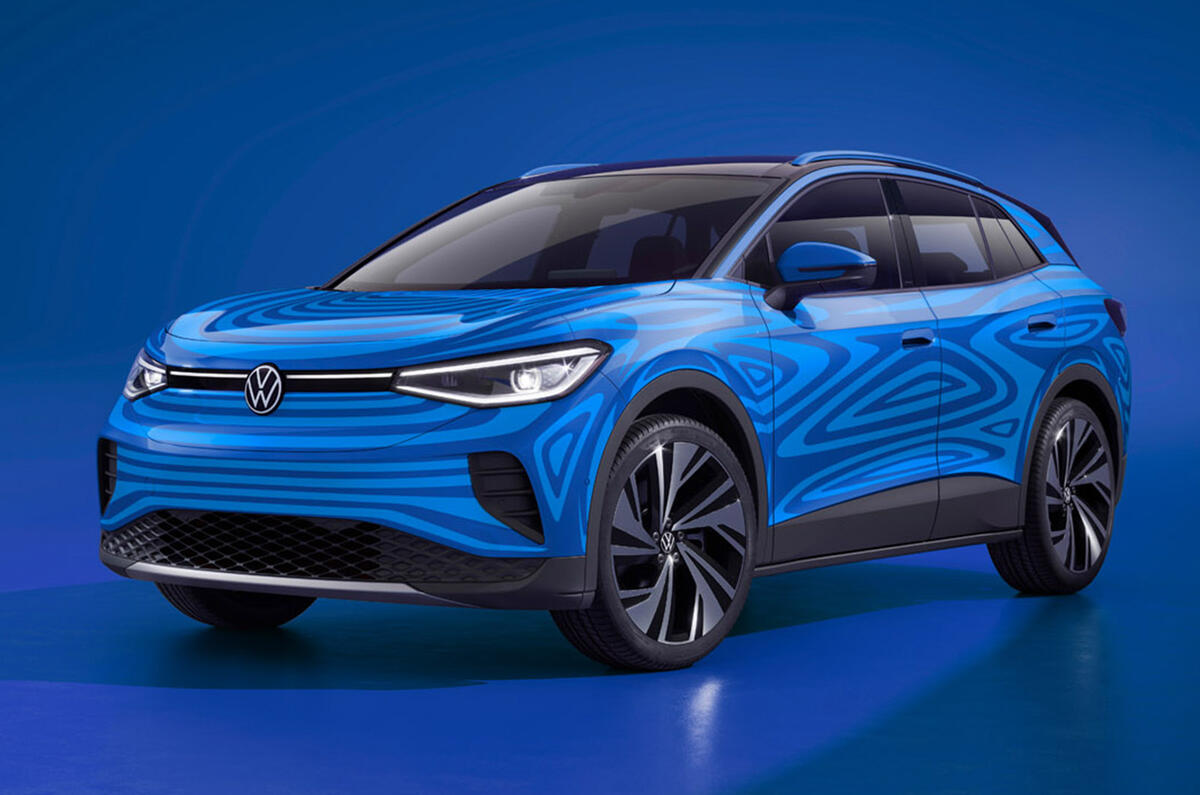 Volkswagen electric ID 4 SUV - static front
