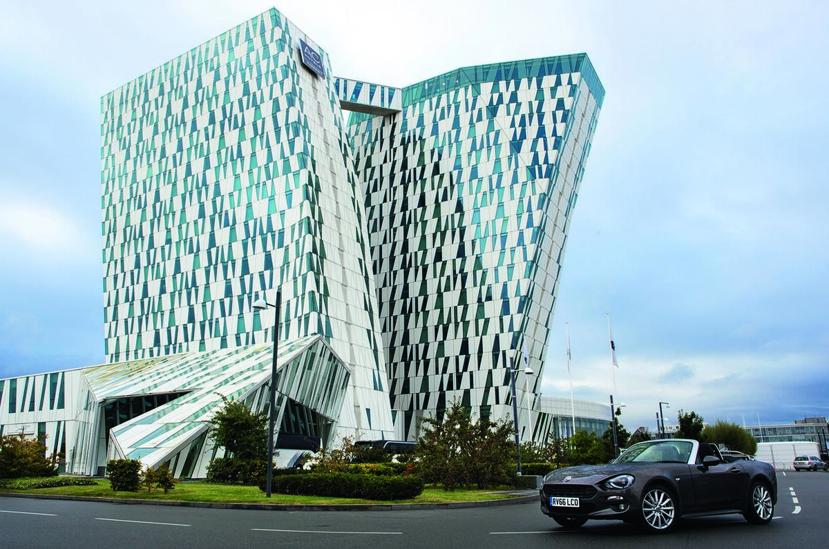 Fiat 124 Spider heads to the Arctic Circle