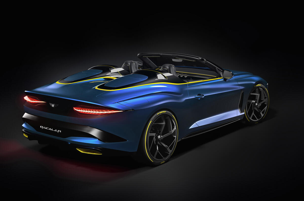 Bentley Bacalar Menlo 2020 - static rear Bentley Bacalar Menlo 2020 - static rear