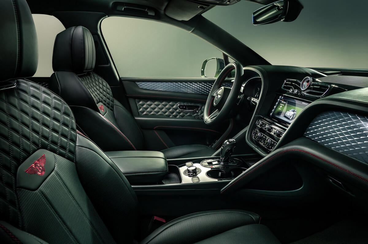 Bentley Bentayga facelift - interior Bentley Bentayga facelift - interior