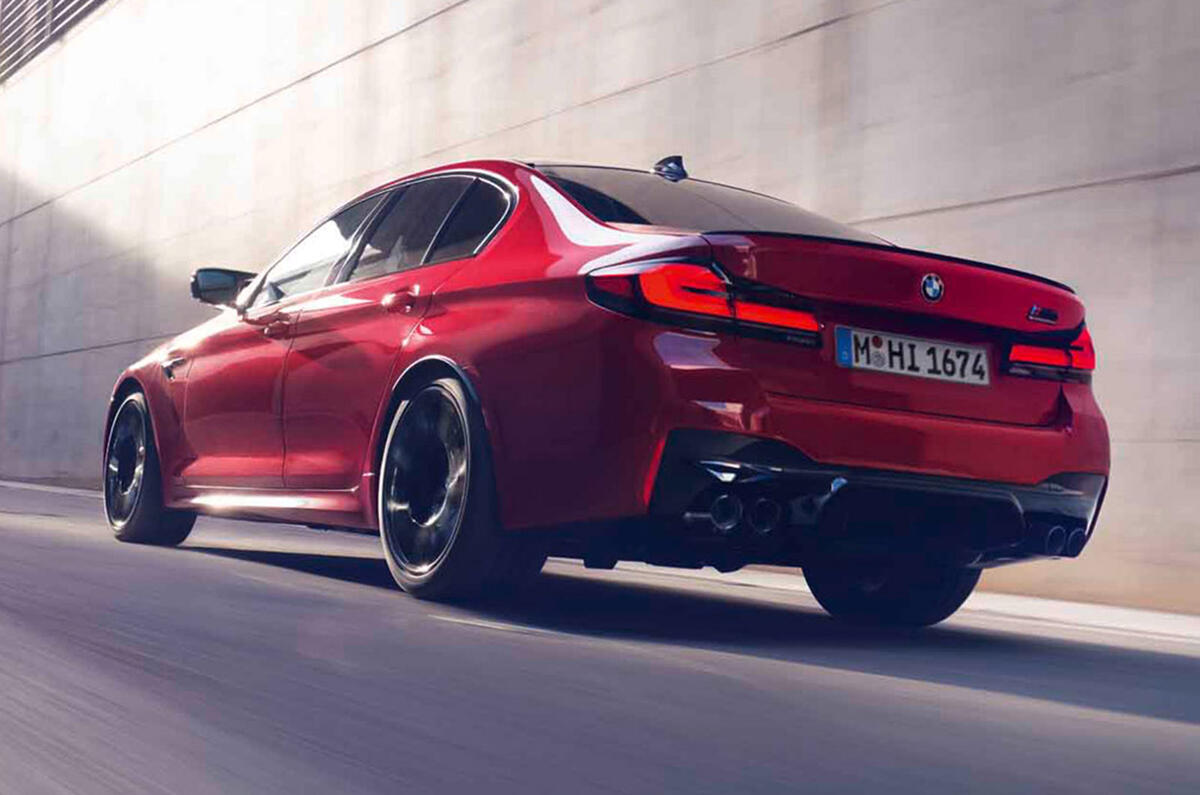 BMW M5 2020 - hero rear BMW M5 2020 - hero rear