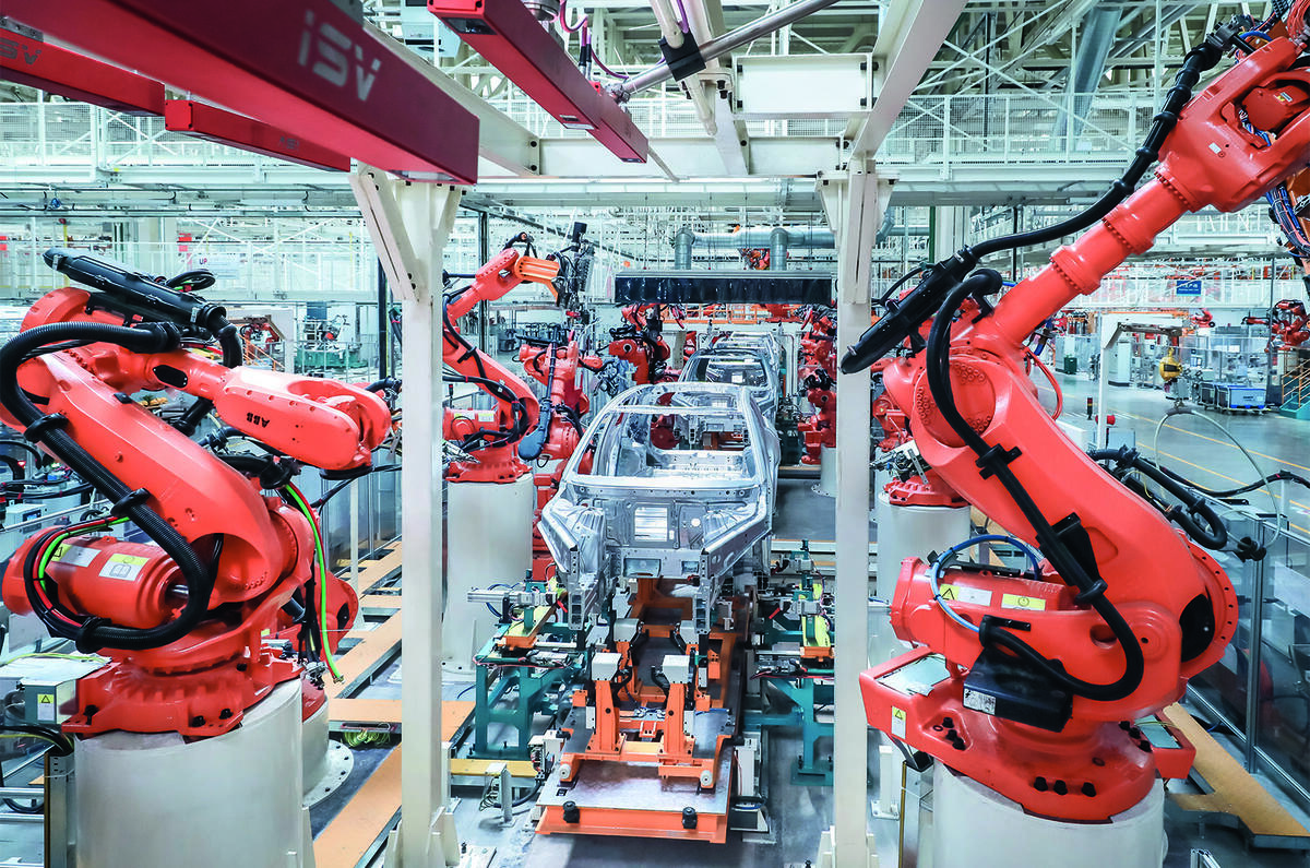 ES8 all-aluminium production line