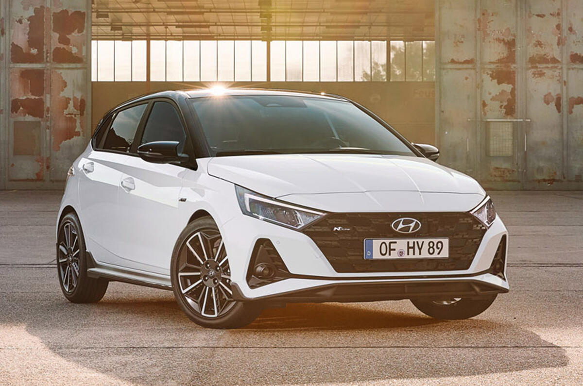 Hyundai i20 N-Line - front Hyundai i20 N-Line - front