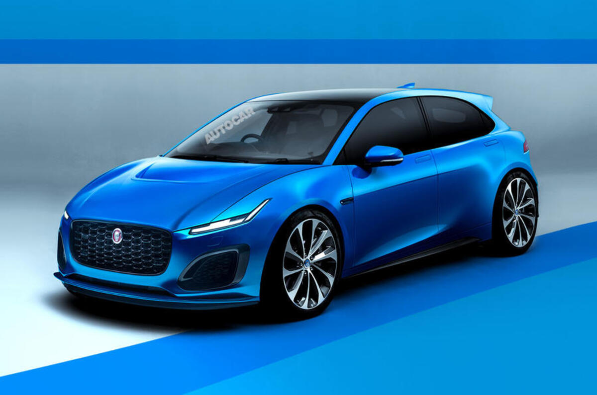 10 jaguar hatchback render 2020 static front 10 jaguar hatchback render 2020 static front