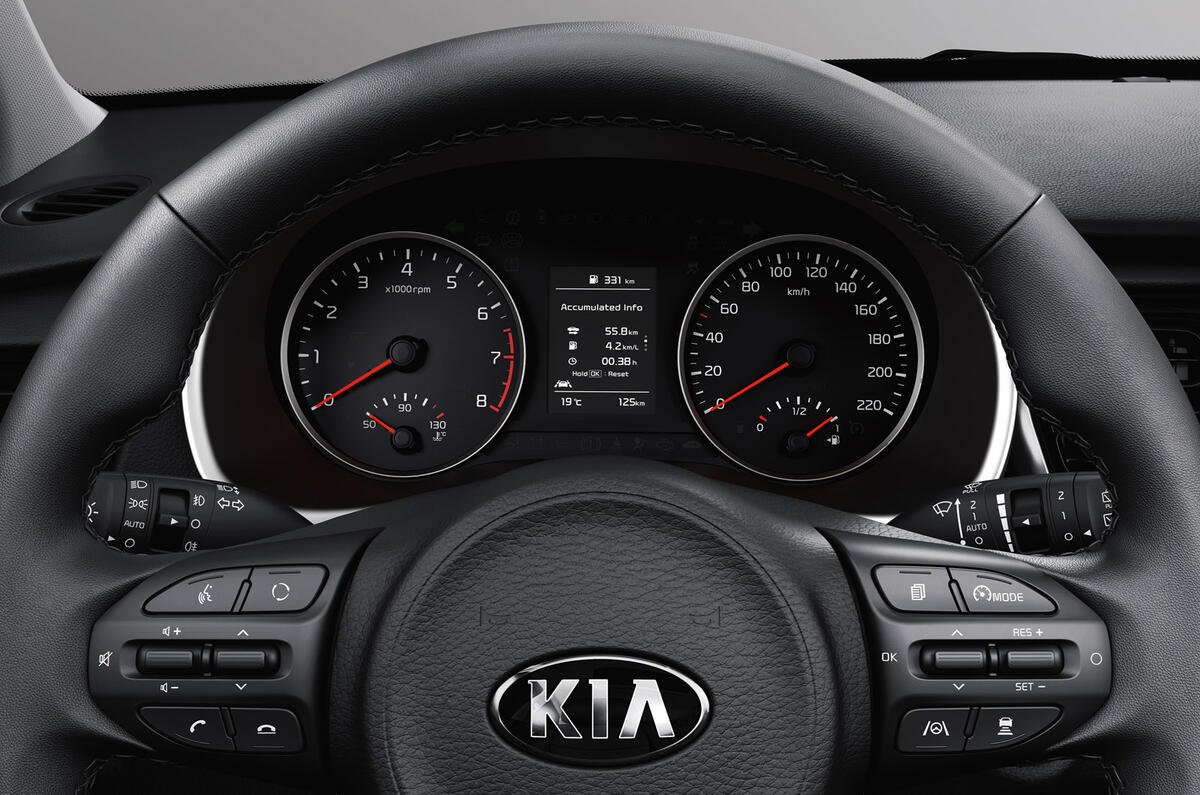 Kia Rio 2020 - steering wheel Kia Rio 2020 - steering wheel