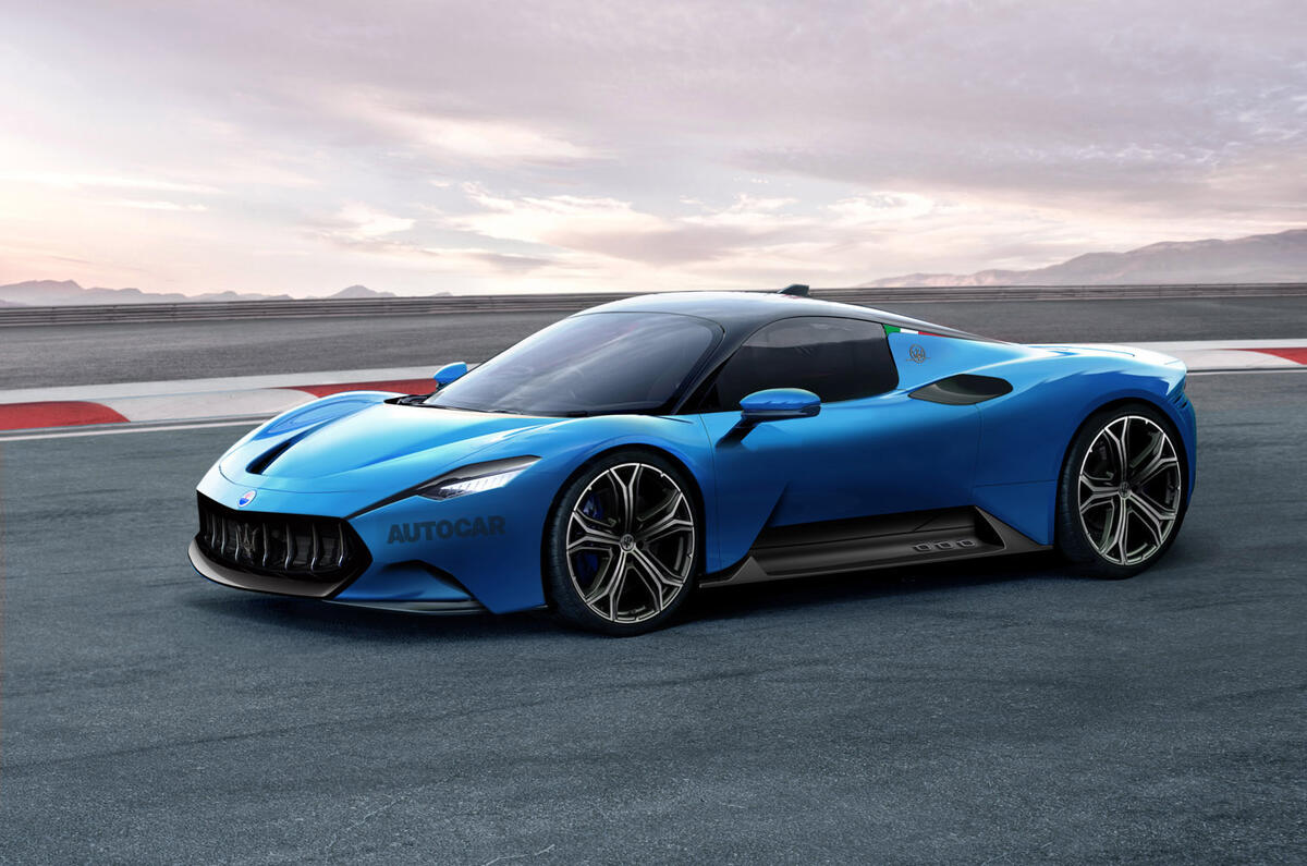 Maserati MC20 render