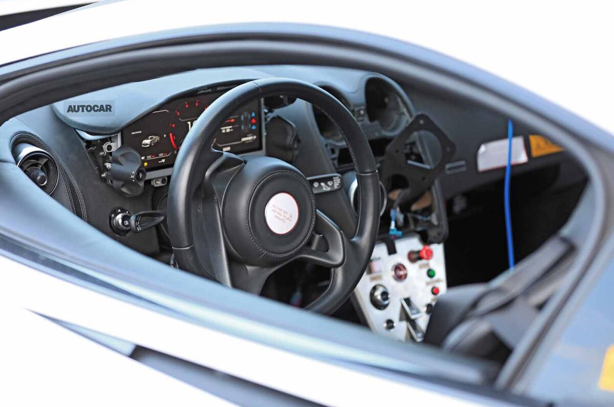 McLaren Sports Series Hybrid prototype interior