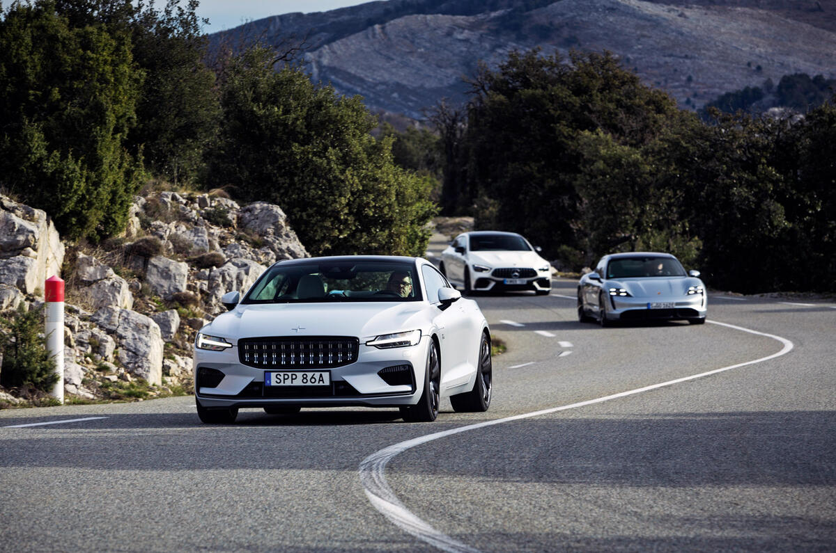 Polestar 1 - tracking front