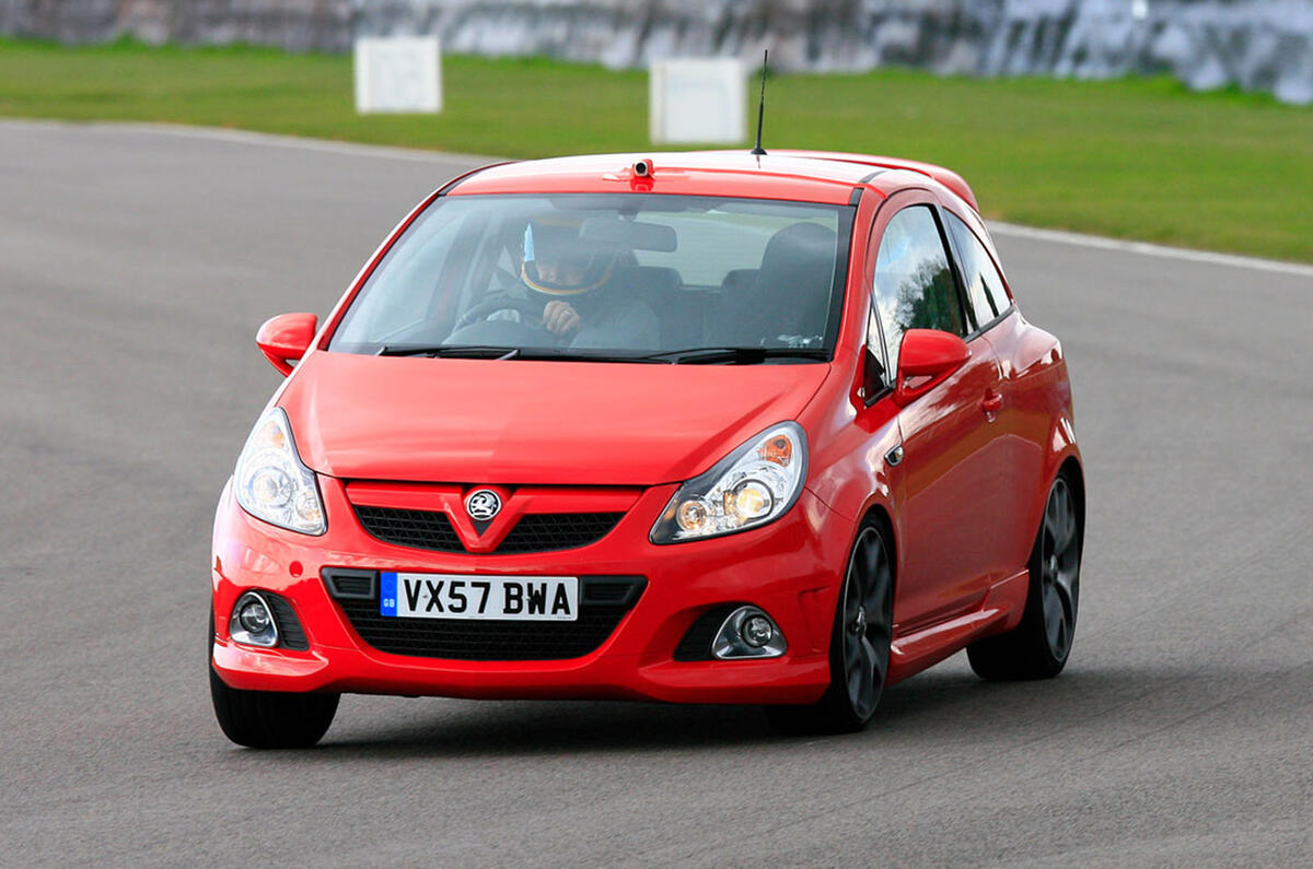 Vauxhall Corsa VXR - hero front